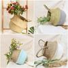 Seagrass Wicker Basket Wicker Basket Flower Pot Folding Basket Dirty Basket