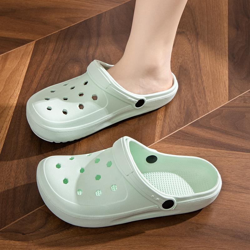 Модные Классические Летние Женские Клоги Женские Сандалии Толстая Подошва Домашние Шлепанцы Мягкие ЭВА Садовая Обувь Пляжные Сандалии Домашние Тапочки