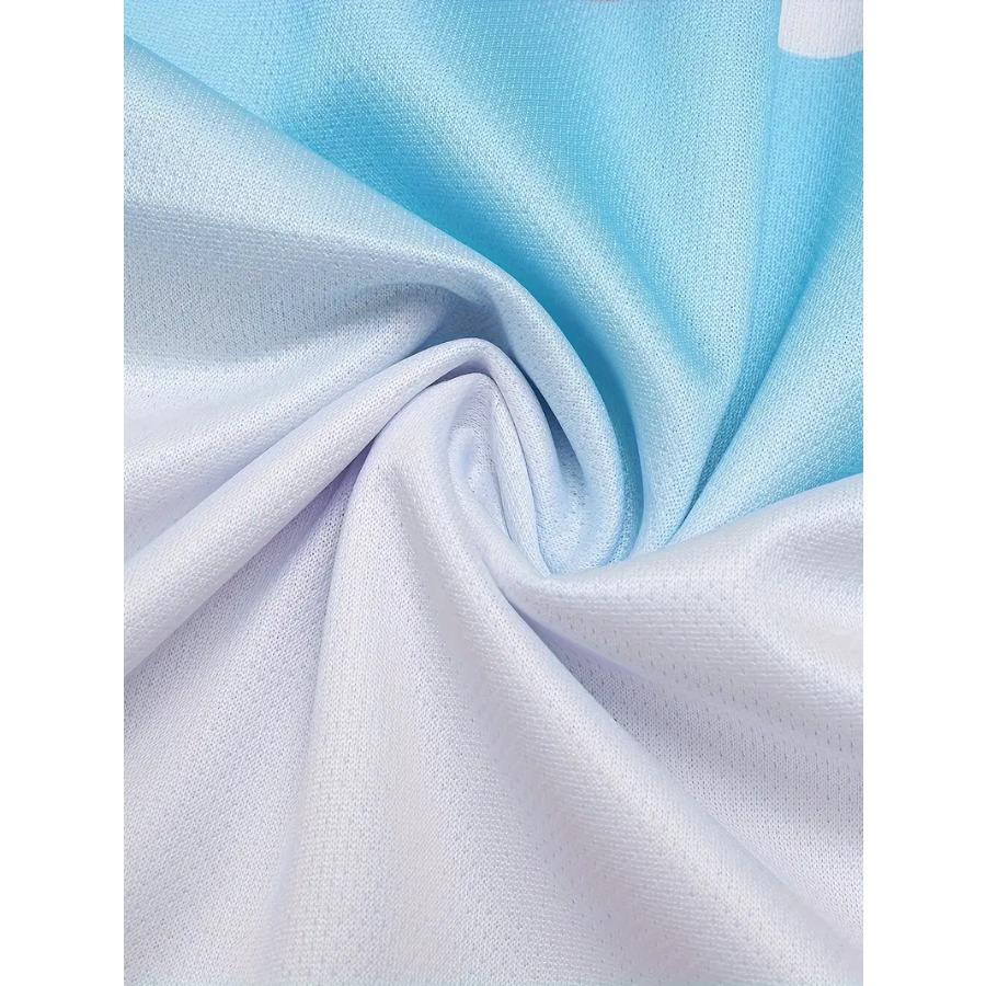 Vibrant Gradient Color Paris Graphic Print T-Shirt - Short Sleeve Crew Neck Tee Casual Breathable Comfortable Summer Outdoor Mens Clothing