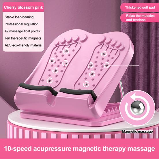 Растяжка для икр Наклонная доска 10 уровней регулировки Массаж стоп Физиотерапия Наклонная доска Мужчины Женщины Тренировка подвижности голеностопа Тренировочный клин