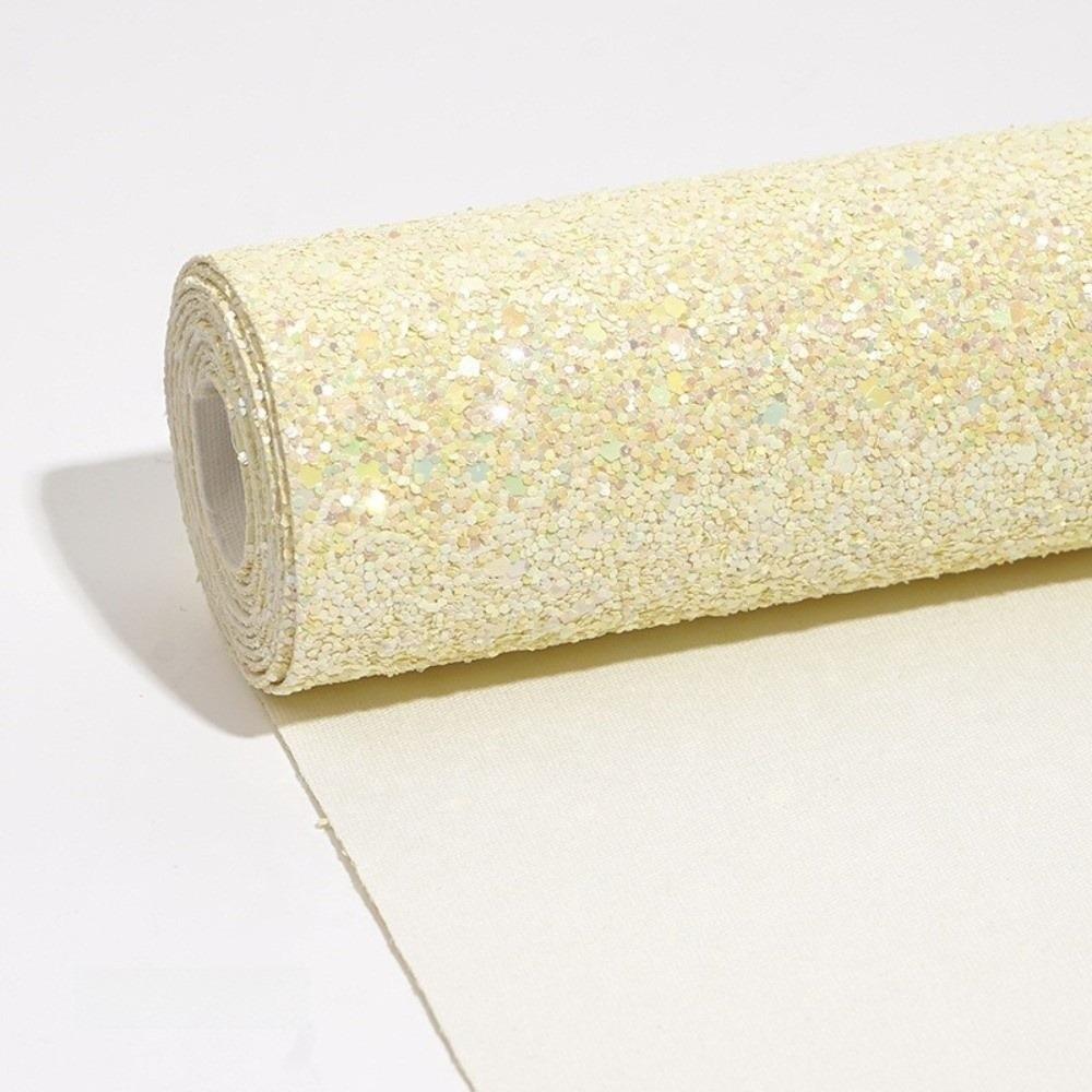 Chunky Glitter Artificial Leather Fabric Colorful Glitter Faux Leather  DIY Hairbow Accessories
