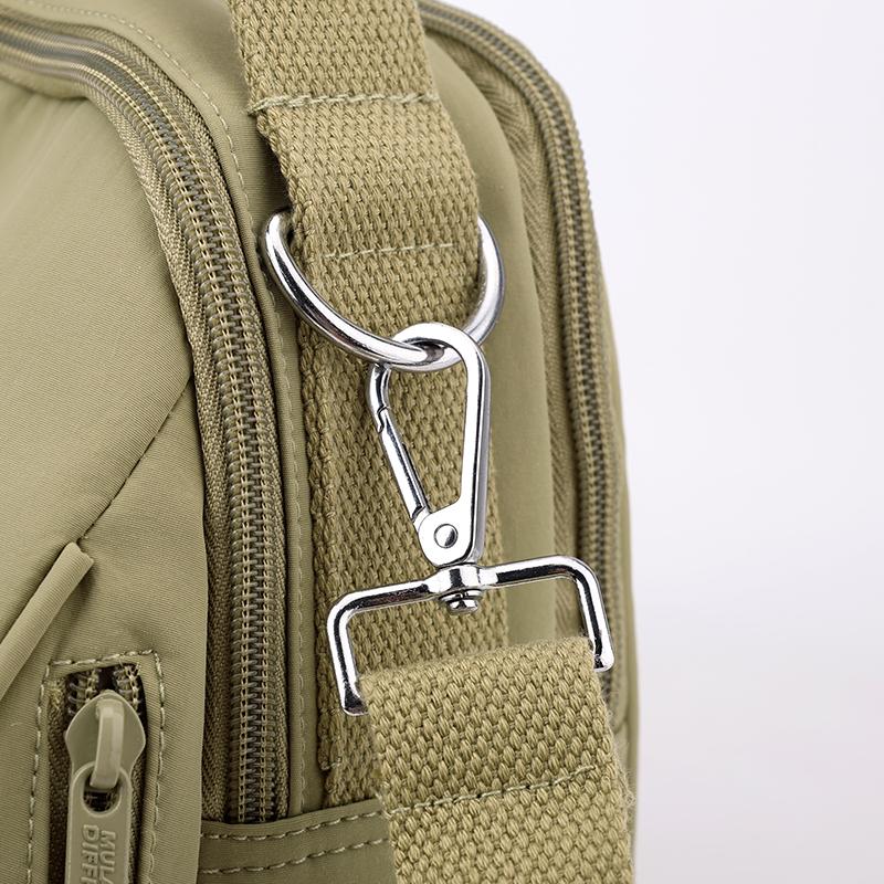 Женская многофункциональная сумка через плечо кроссбоди однотонная сумка-тоут дорожная сумка нейлоновый маленький рюкзак