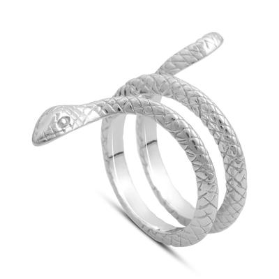 Серебряное кольцо с без камней, вес изделия 6,68 гр (2177555)