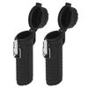 2 Pcs Water Proof Storage Tube Airtight Cover Rubber Sealing   Plastic Tube Storage Box for Outdoor Camping Travel
