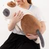 LIV HEART Premium Nemunemu Animals Calico Cat Yuzu Hugging Large Size 69cm total Fluffy and Squishy Plush Gift Item Pillow, (approx. length), Toy,