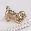 Настольное украшение Миниатюры Фэн-шуй Простота использования Латунный кулон Собака по знаку зодиака Чайный питомец Щенки Фигурки