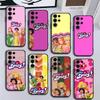 Чехол для телефона Totally Spies для Samsung S25, 24, 21, 22, 23, 30, Ultra, 20, Plus, Fe, Lite, Note, 10, 9, Мягкий черный чехол