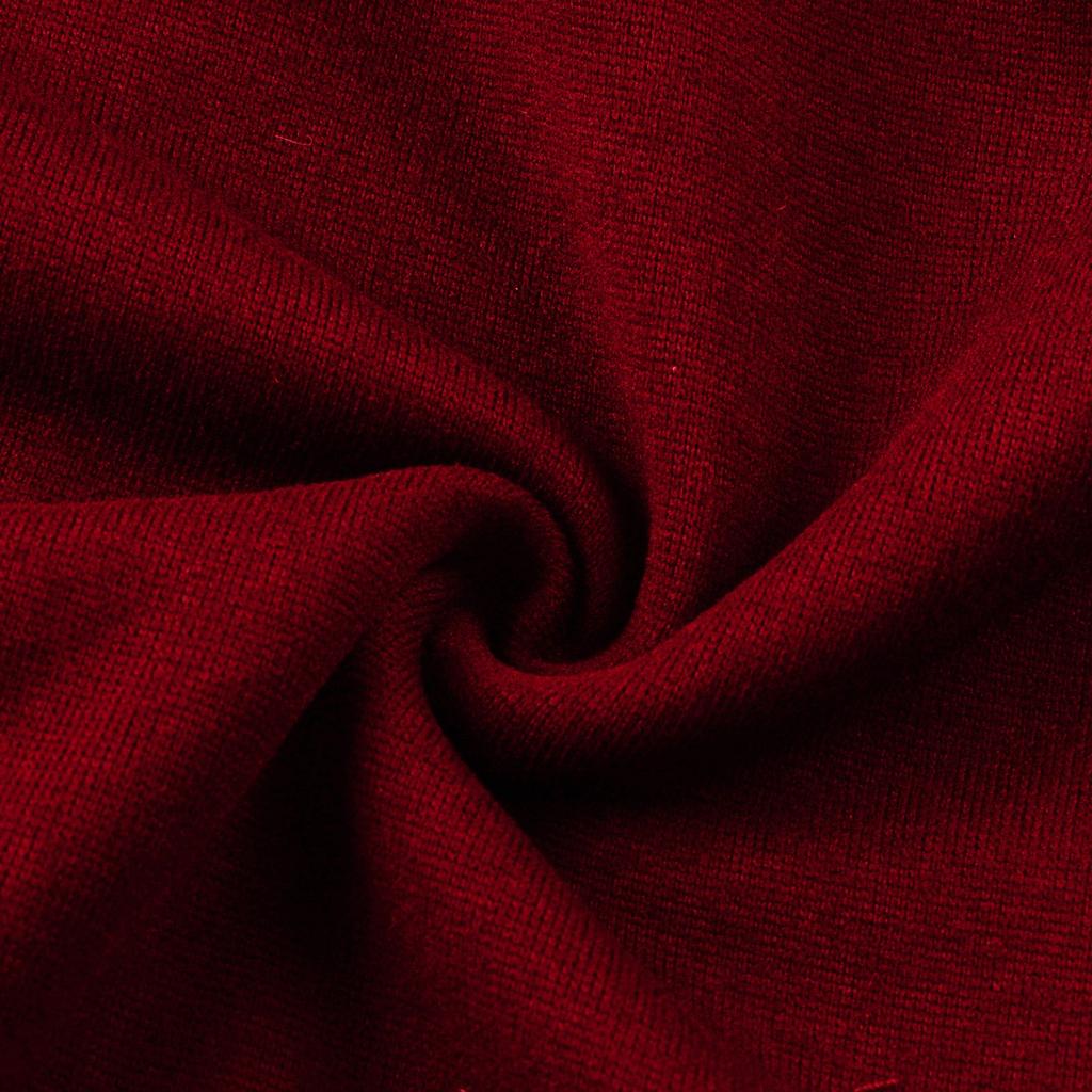 Women's Loose Casual Long Sleeve High Collar Pullover Solid Color Pocket Sweater