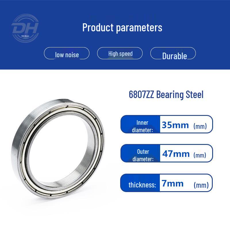 Precision Stainless Steel Ball Bearings: Deep Groove 6007, 6008, Miniature 6003