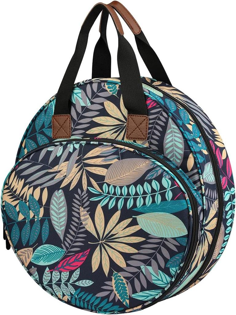 Embroidery Kit Organizer Bag – Multi-Layer Oxford Storage Bag for Cross Stitch Threads & Craft Supplies