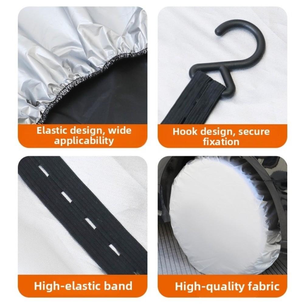 UV Sun Protector Universal Wheel Tire Covers Waterproof Tyre Protection Cover for Camper Car Truck