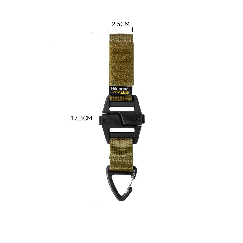Outdoor HIKEMAN DIY Base Durable PP+KMA Carrying Strap Detachable Tactical Webbing MOLLE System Quick Release Buckle for Outdoor