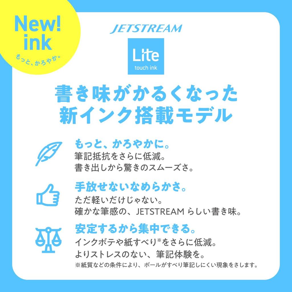 Mitsubishi Pencil Сменные стержни для шариковой ручки Jetstream Light Touch, 0,5 мм, Черные, Упаковка 5 шт., H.SXRL5.245P