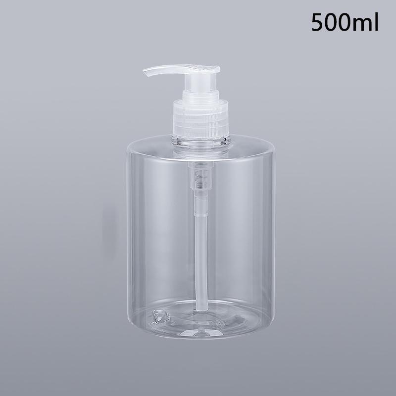 500 мл многоразовый флакон для лосьона, контейнер для жидкости, дезинфицирующее средство для рук, гель для душа, пластиковые пенопластовые флаконы с насосом, пустая бутылка с широким горлом