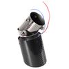 Polished Car Exhaust Pipe Muffle Blue Red LED Glowing Long Lasting Auto Exhaust Tip Muffler Replacement