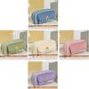 Korean Style Desktop Storage Pouch Multi-layer Stationery Bag Simple Pencil Bag  Office Supplies