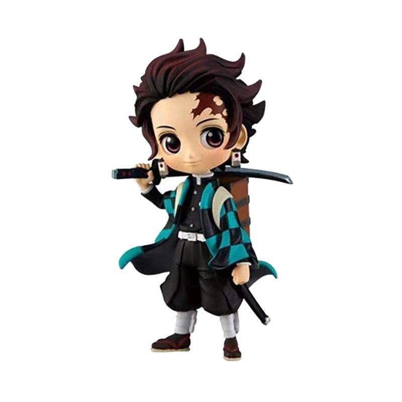 Demon Slayer Gk Kamado Nezuko Anime Action Figure Model Agatsuma Zenitsu Q Version Tanjirou  Pvc Statue Toy Desktop Figma