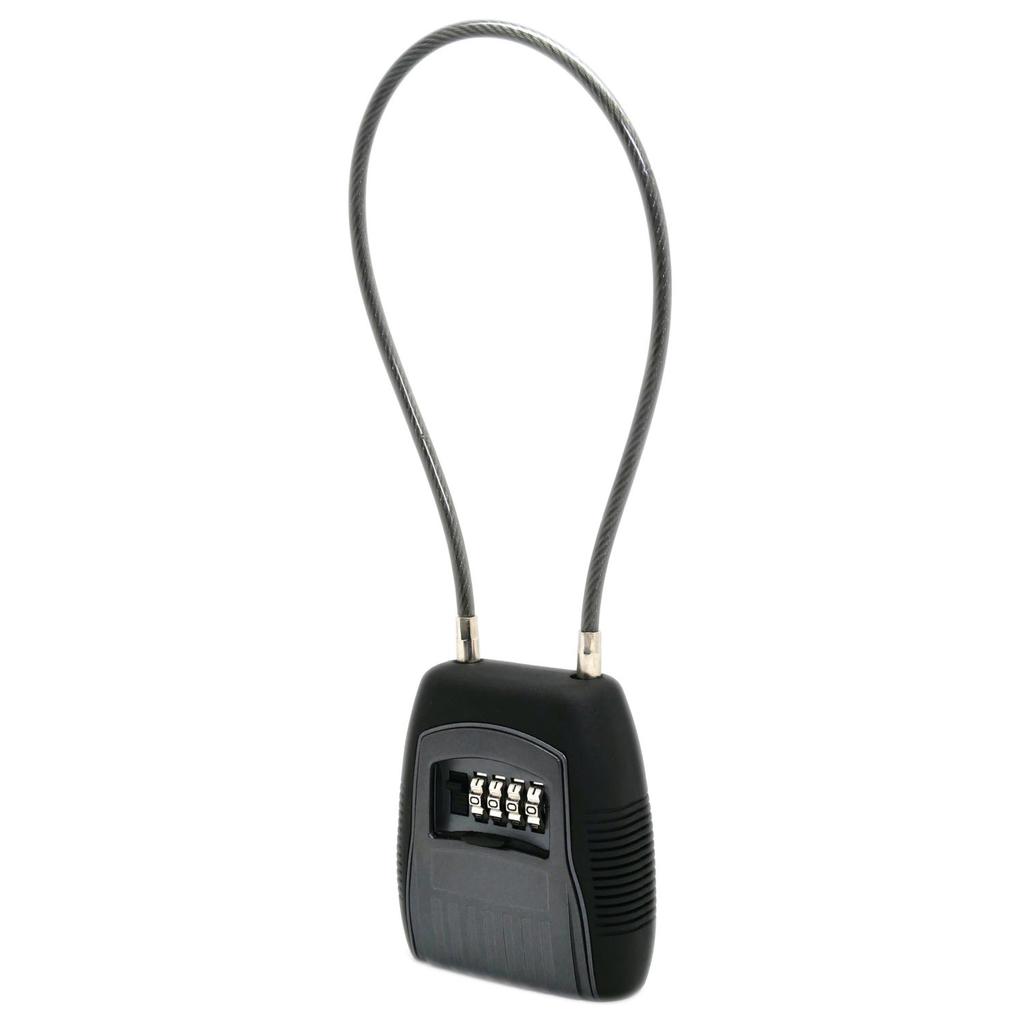 Fujitec Japan Padlock with Storage Key Box Key Guard 10788 450mm Wire Type