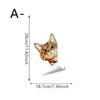 Cute Rabbit Cat Peeking Window Sticker Semi Transparent Self Adhesive Removable Fridge Door Decor