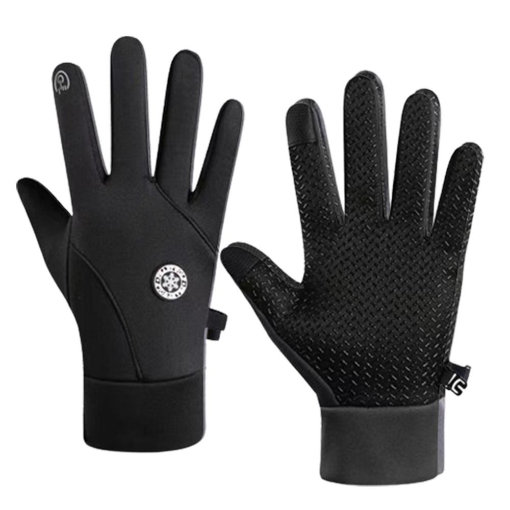 Winter Biking Gloves Snow Gloves Cycling Warm Gloves Touchscreen Bike Winter Gloves Thermal Gloves Hands Warmer For Sports