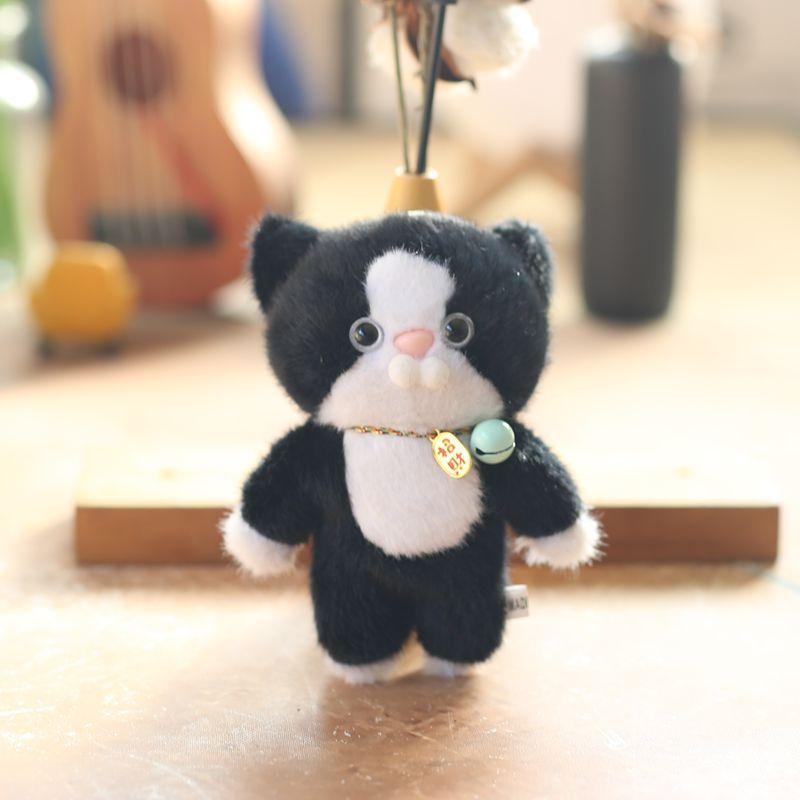 Cute Cute Kitten Pendant Plush Toy Doll Kitten Bag Hanging Keychain Doll Doll