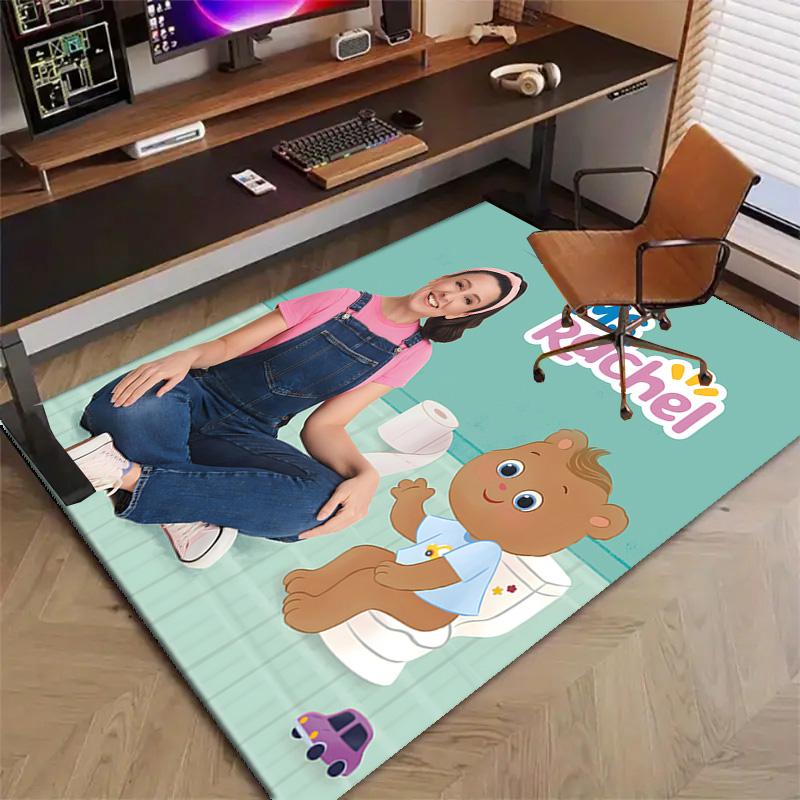1pc Ms Rachel2 Design Printed Area Rug Carpet for Bedroom Living Room Home Decor Rugs Mat Non Slip Mat Rug for Bedside