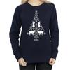 Disney Womens/Ladies Frozen Christmas Tree Sweatshirt