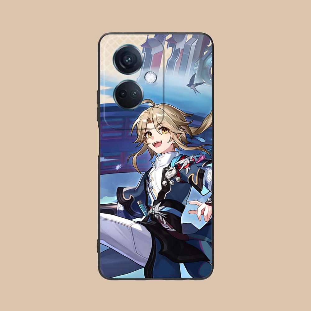 HSR Yanqing Matte TPU Mobile Phone Case for OPPO Find X9 X8 X7 X6 X5 X3 X2 Plus s Pro Ultra Lite Colorful Printing Cover
