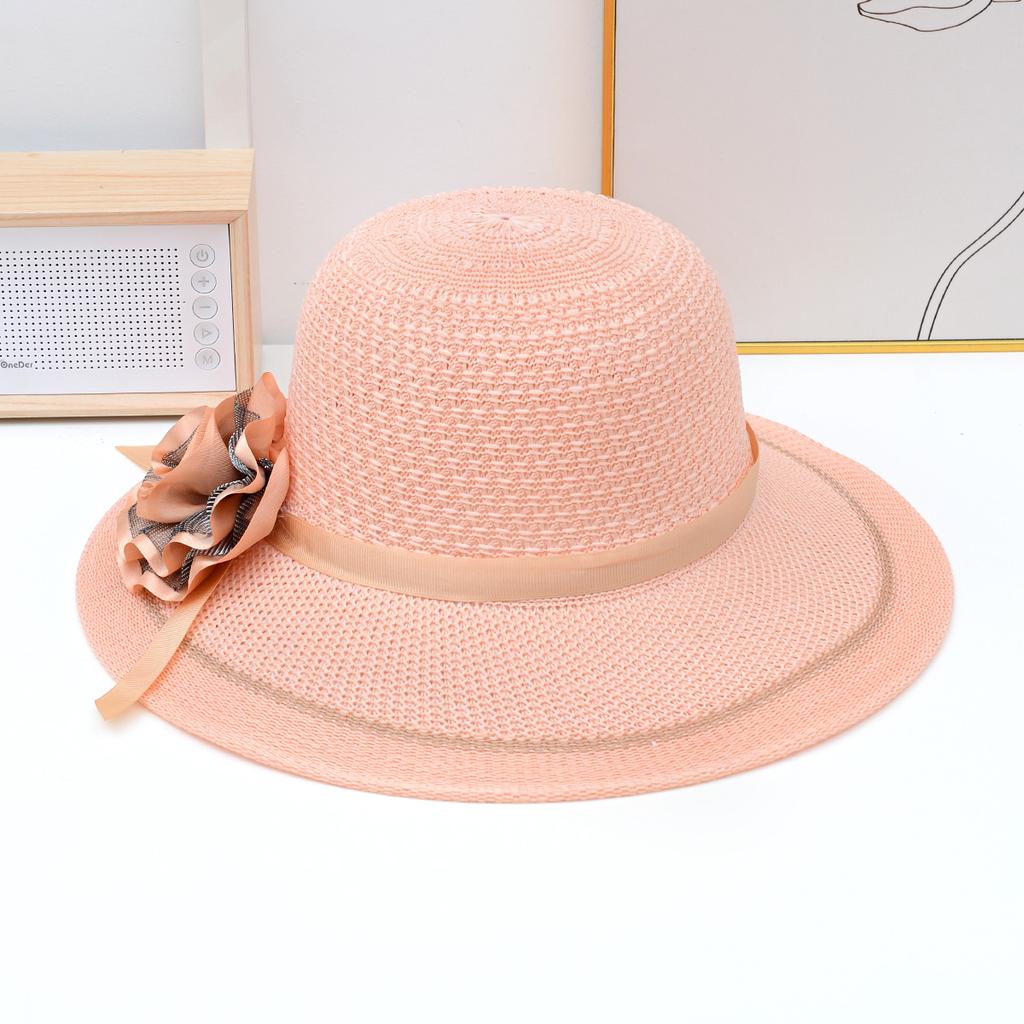 Летняя солнцезащитная шляпа, женская пляжная шляпа с бантом, уличная солнцезащитная шляпа с защитой от ультрафиолета для прогулок