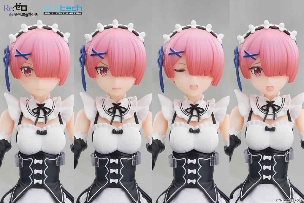 APEX ARCTECH Movable Series Life in Another Ram Scale PVC ABS Painted Movable Figure ReZERO -Starting World- 1/8 &