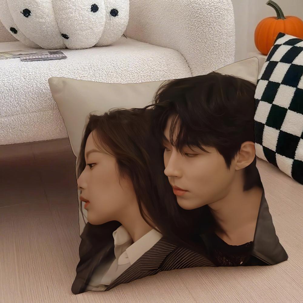 Drama TTrue Beauty Cushion Cover Throw Pillow Cover Hidden Button Durable Polyester Chair Cushion