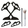 Yousheng 6Pcs/Set Eyeshadow Stencil Tool Beginner Eyeshadow Eyeliner Eyebrow Guide Helper Shaper Eyeshadow Mapping Assistant Template