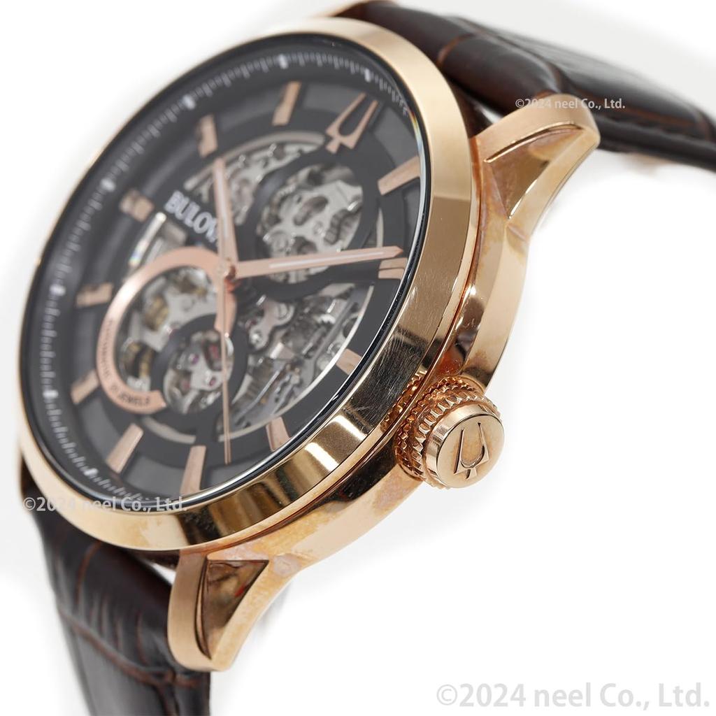 BULOVA Watch Automatic Mechanical Skeleton Classic 97A169 [Bulova] Men's