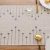 Zhinianhua Cotton Linen Tassel Table Runner