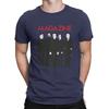 Magazine Band T Shirt Men Pure Cotton Funny T-Shirts Crew Neck Magazine Tees Short Sleeve Clothing 4XL