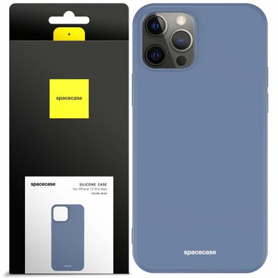 Силиконовый чехол Sc для iPhone 13 Pro Max Синий