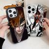 Мягкий чехол для телефона Bleach Kurosaki Ichigo для iPhone 15 16 17 Pro Max 17Air 16E 14 Plus 13 12 Mini Ударопрочный чехол Задняя крышка
