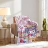 1pc Flannel My Melody, Kuromi, Hello KittyThrow Blanket, Cartoon Truck Pattern Printed Blanket, Warm Cozy Soft Blanket For Couch Bed Sofa Ca