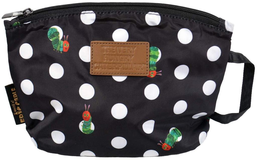 iPlanning Very Hungry Caterpillar Deodorizing Wipe Dot W23 X H16 X with Exterior Accessory Opening and Small Item Pouch, Pattern, D8cm, Pocket, K-4337