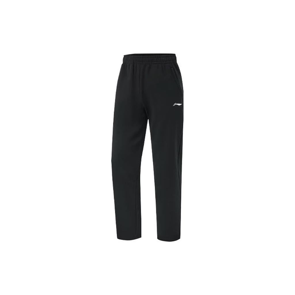Повседневные брюки Li Ning Унисекс Черные Умеренно прямые Брюки QWER71-2