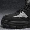 Модные высококачественные массивные мужские повседневные кроссовки весна-осень кожаная платформа обувь для ходьбы челси роскошные ботильоны рабочая защитная обувь