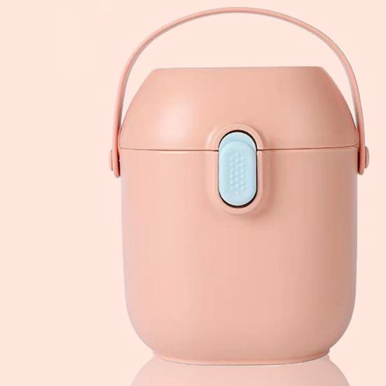 Ящик для хранения, контейнер для сухого молока с ручкой, большой емкости, пищевой, без BPA, портативный дозатор сухого молока, контейнер для закусок