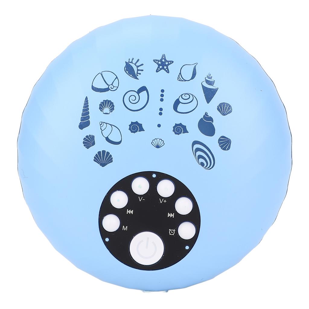 Звуковая машина с белым шумом, 8 вариантов ночного освещения, свет и музыка, таймер, зарядка через USB-C, портативный, белый 