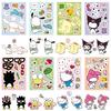 8 Листов/Упаковка Sanrio Наклейки Меняющие Лицо Милый Мультяшный Сделай Лицо DIY Головоломка Наклейка Игрушка