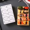 Форма для суши онигири, форма для приготовления рисовых шариков нигири бэнто, 10 в 1, мини-форма для японской кухни, инструмент для приготовления суши для всей семьи