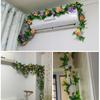 230cm Artificial Flower Rose Vine Hanging Garland Party Home Wedding Wall Decor