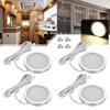 4PCS 12V 12 LED Interior LED Spot Light Cabinet For Camper Van Caravan Motorhome VW T4 T5 RV
