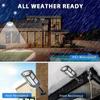9900LM Outdoor Solar Lamp Motion Sensor Solar Light 3 Modes Waterproof Outdoor Waterproof Garden Street Wall Solar Lamp