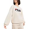 Fila Оригинальный свитшот флисовый свободного кроя Унисекс свитшот Паровой белый F51M449204F-IV