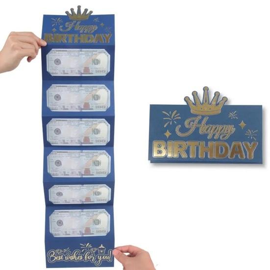 Конверт для денег на день рождения для наличных DIY держатель для денег и подарочная карта